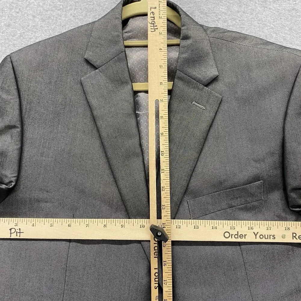 Lauren Ralph Lauren Mens 42S Gray Blazer Sport Coat Classic Fit Business Wedding